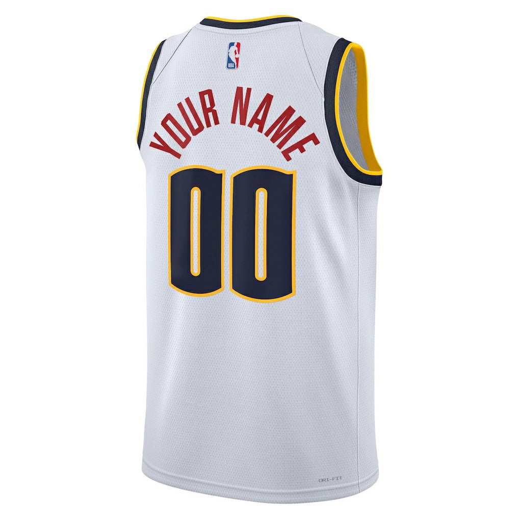 Denver Nuggets Unisex Swingman Custom Jersey White sale - Association Edition | Nike for sale
