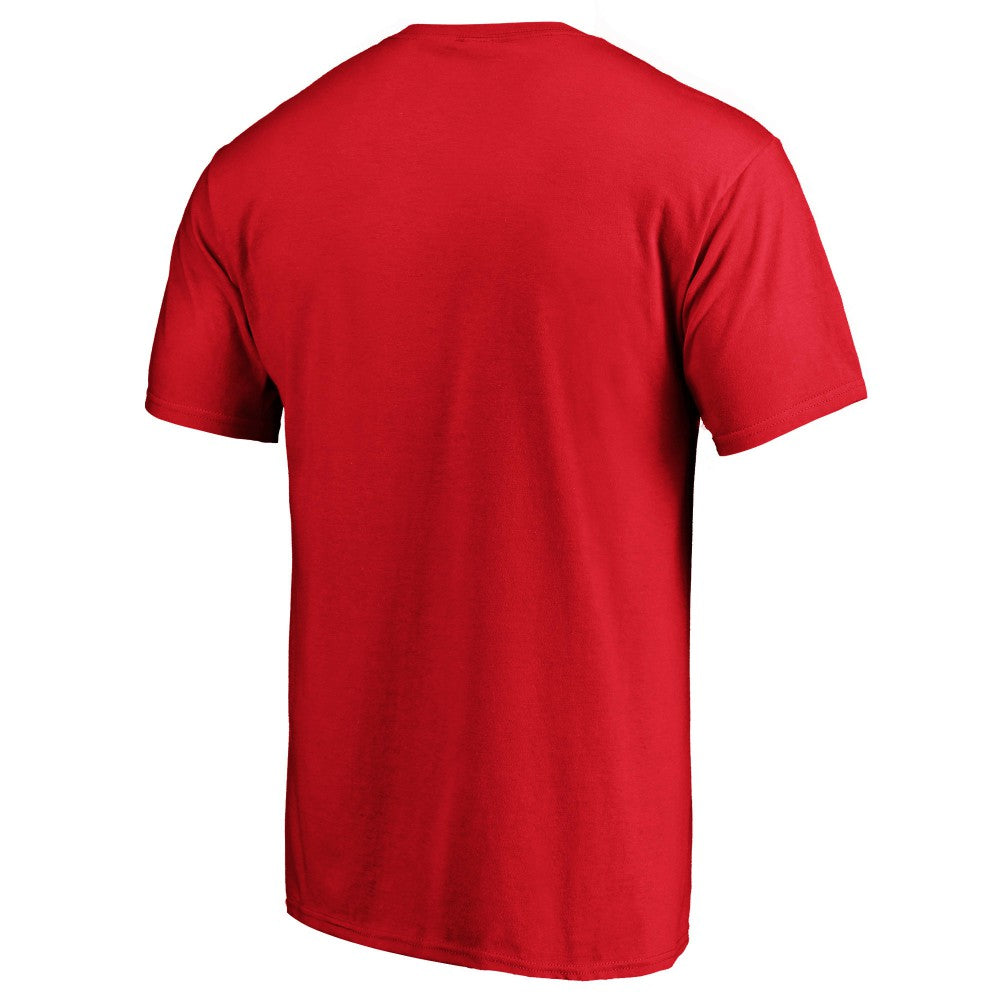Los Angeles Angels Team Lockup T-Shirt - Red