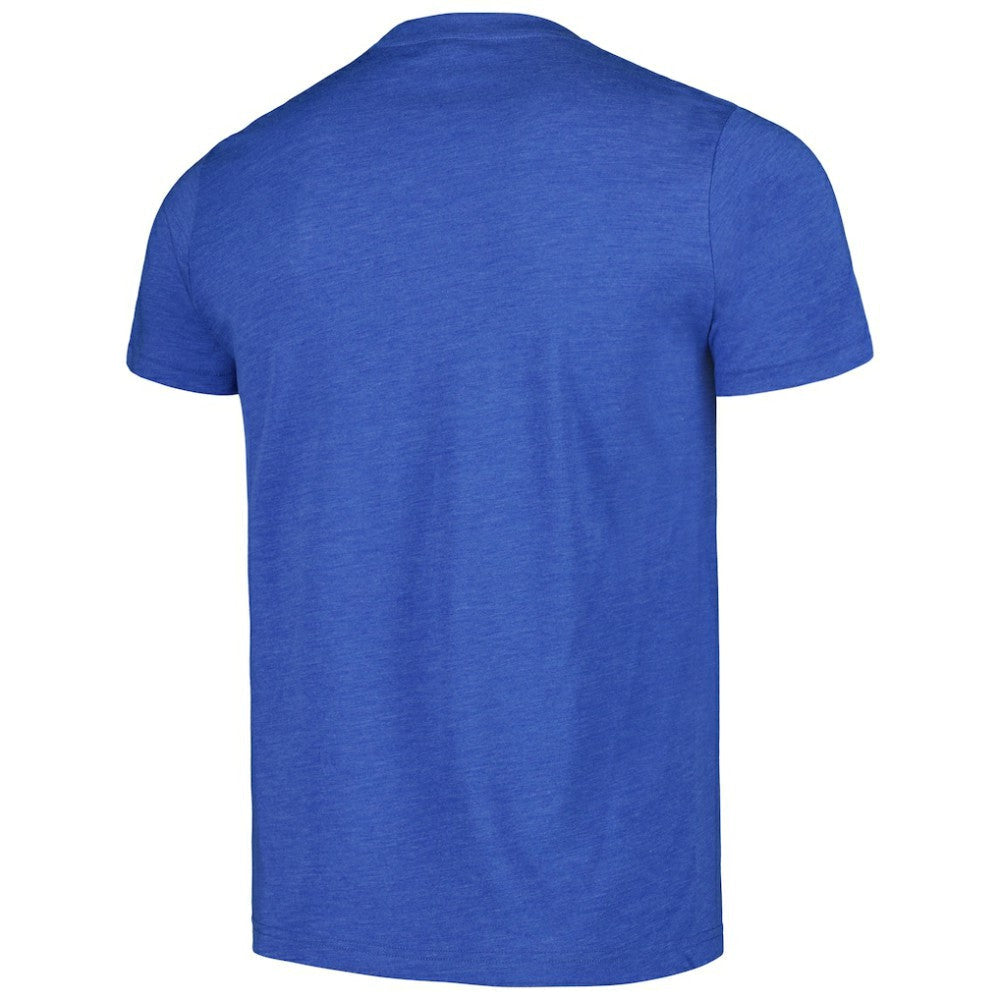 Chicago Cubs Homage Doodle Collection The Friendly Confines Tri-Blend T-Shirt - Royal