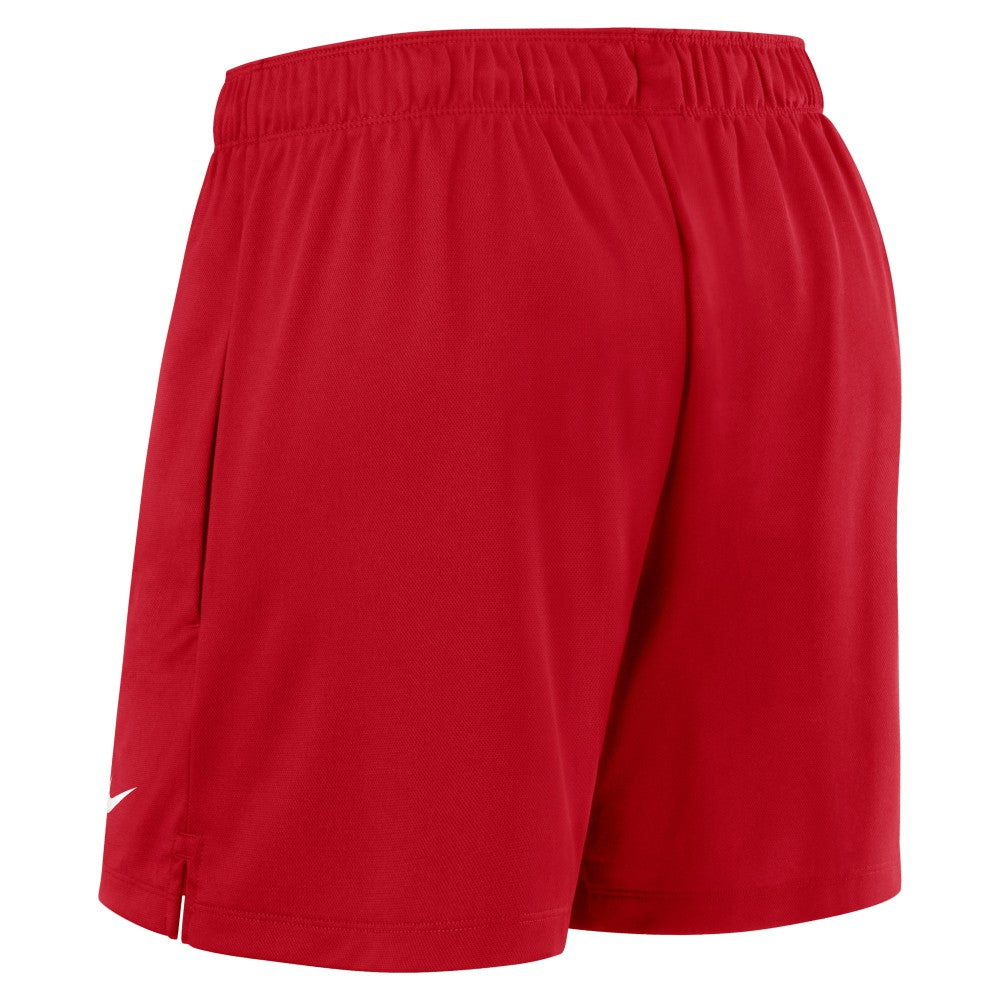 Los Angeles Angels Women's Authentic Collection Knit Shorts - Red | Nike