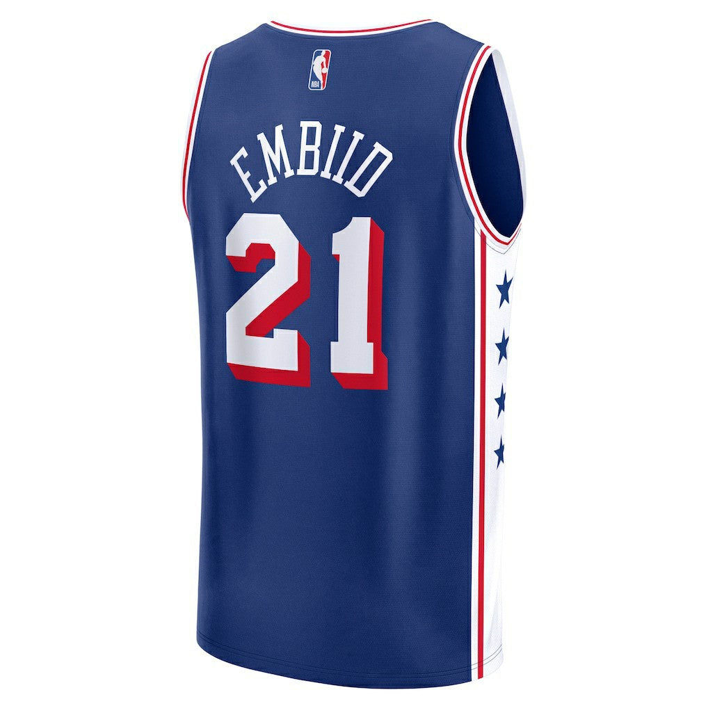 Joel Embiid Philadelphia 76ers Fast Break Replica Jersey - Icon Edition - Royal | Fanatics shop