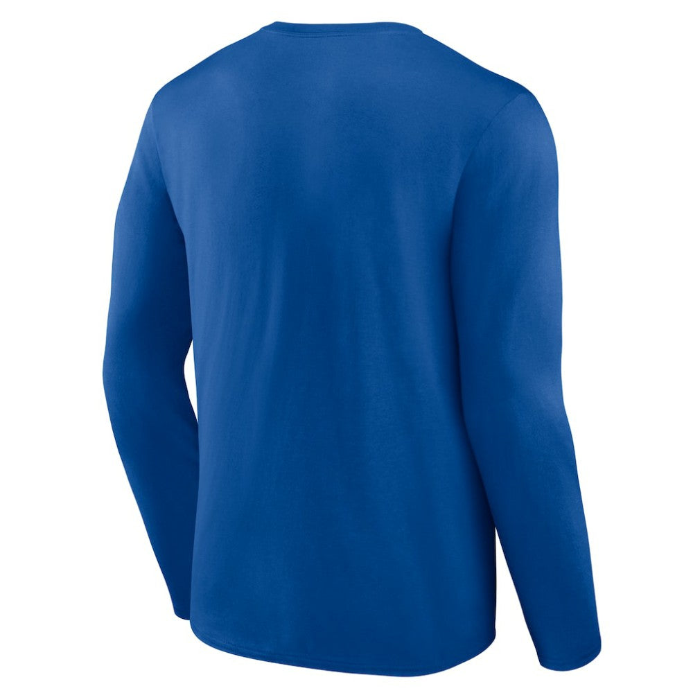 Los Angeles Dodgers Logo Athletic Heart & Soul Long Sleeve T-Shirt - Royal