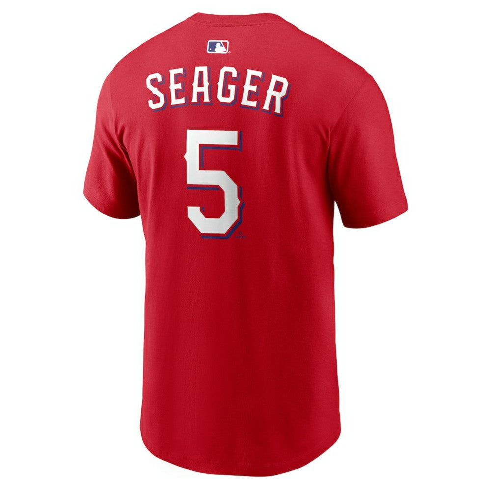 Corey Seager Texas Rangers Name & Number T-Shirt - Red | Nike