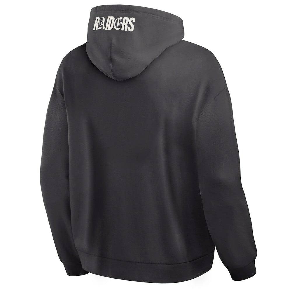 Las Vegas Raiders Oversized Type Play Location Hoodie - Black discount