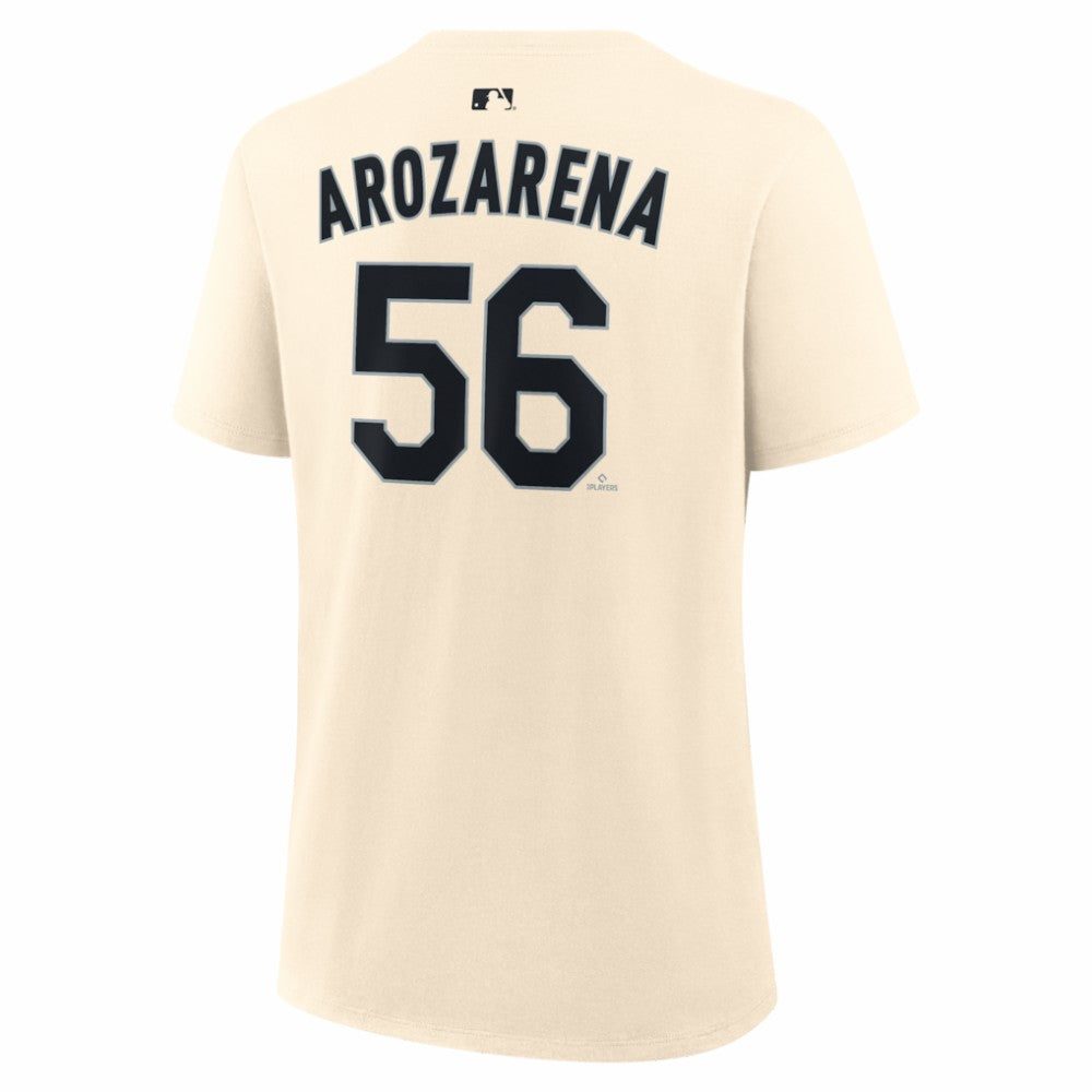Randy Arozarena Seattle Mariners Women's Name & Number T-Shirt - Natural | Nike