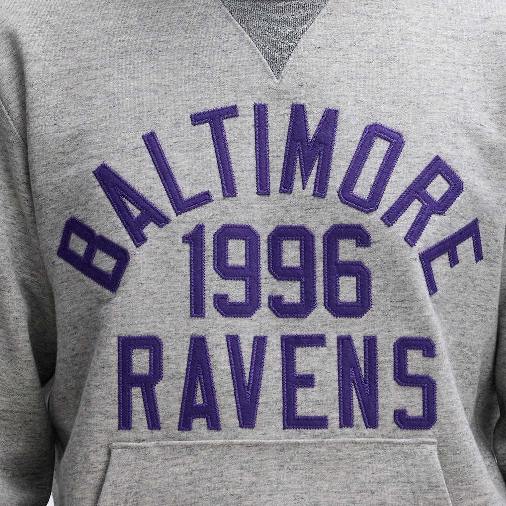 Baltimore Ravens IconicFleece Pocket Sweatshirt - Heather Gray on sale