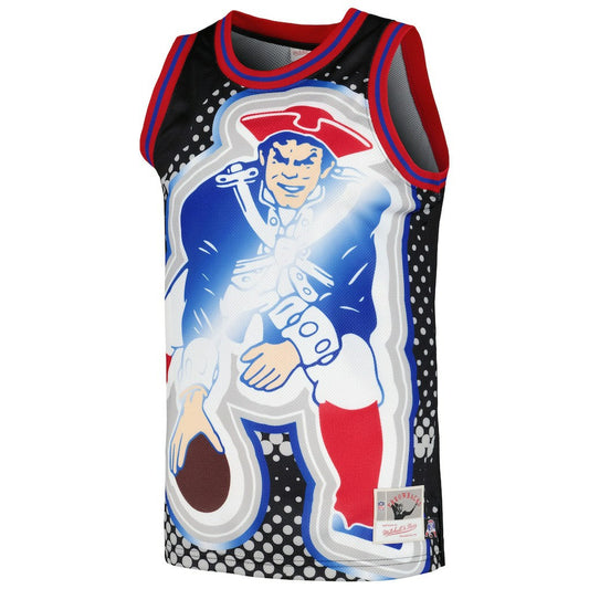 New England Patriots Big Face 7.0 Fashion Tank Top - Black cheap