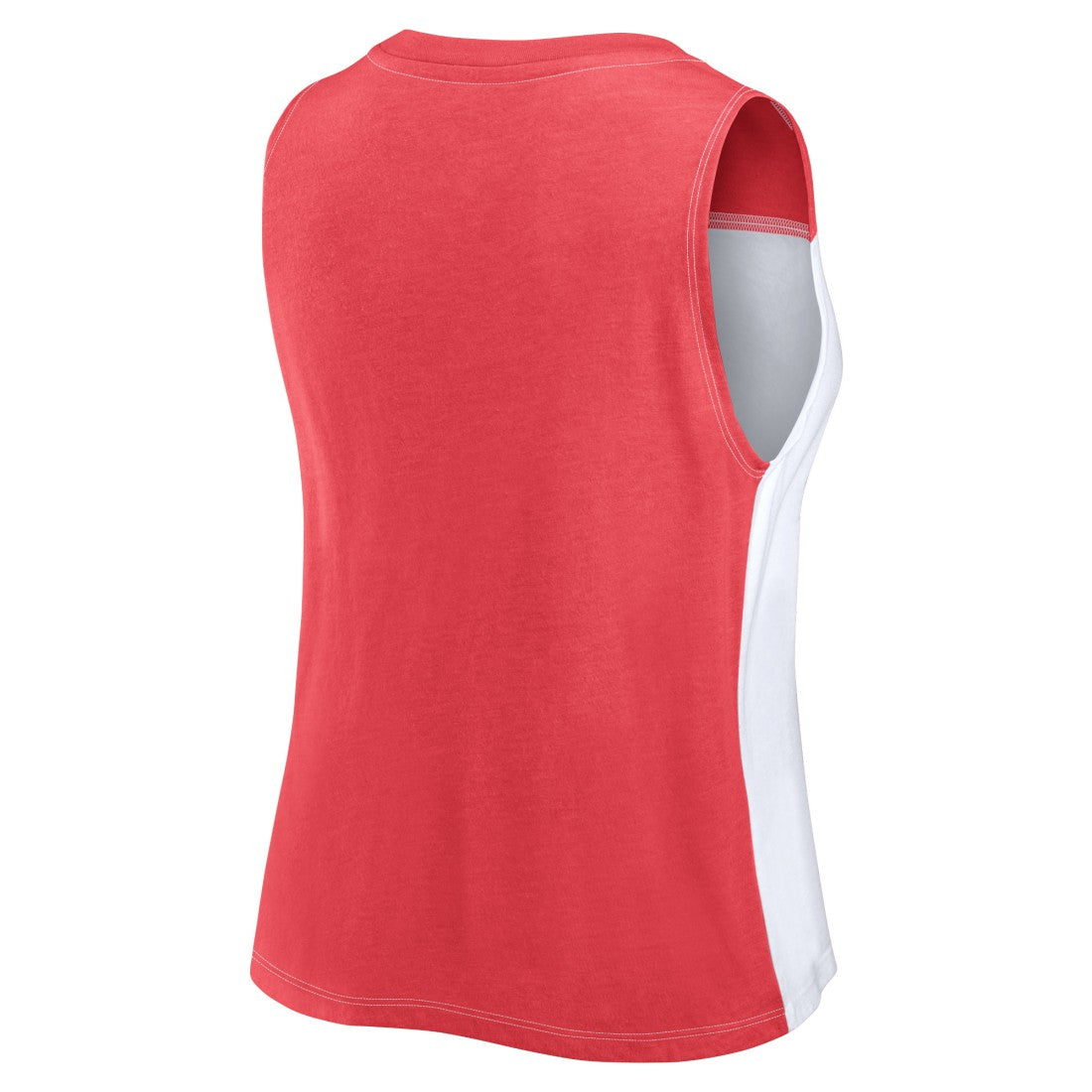 Tampa Bay Buccaneers FanaticsWomen's Script Color Block Tank Top - Red/White discount