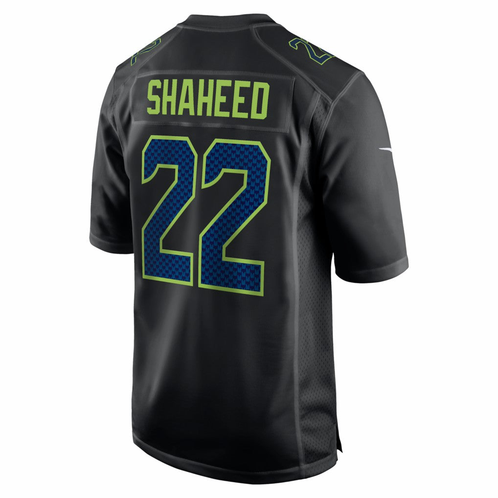 Rashid Shaheed Seattle Seahawks Super Bowl LX Patch Carbon Fashion Game Jersey - Black | Nike discount