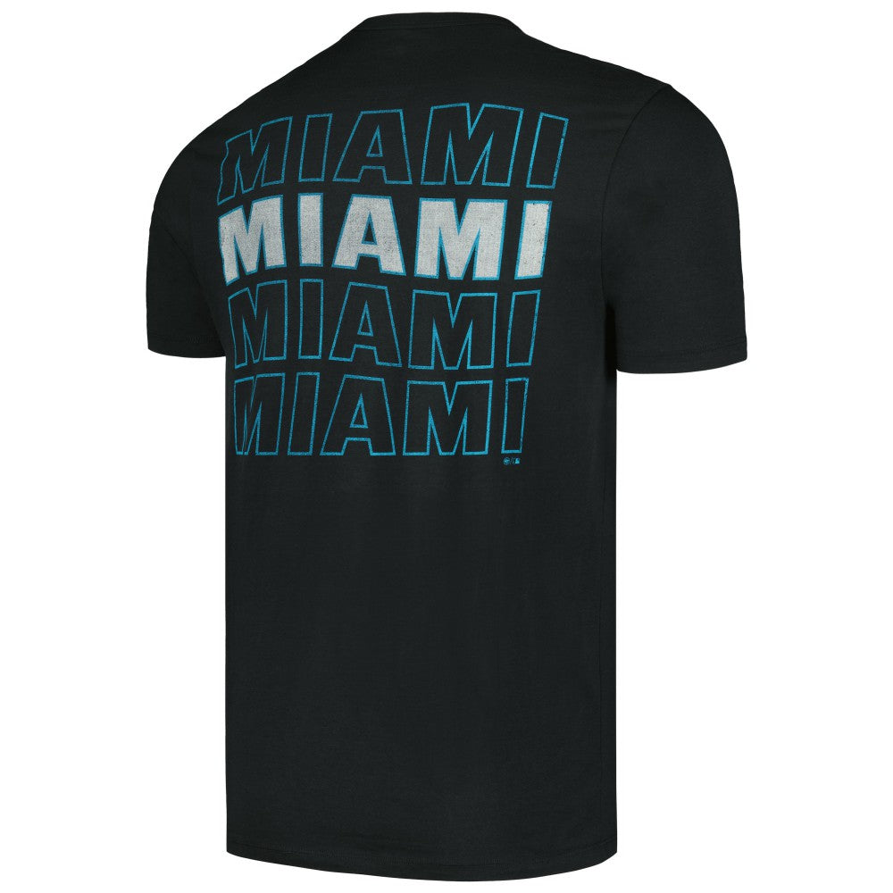 Miami Marlins Hang Back Franklin T-Shirt - Black | 47 brand