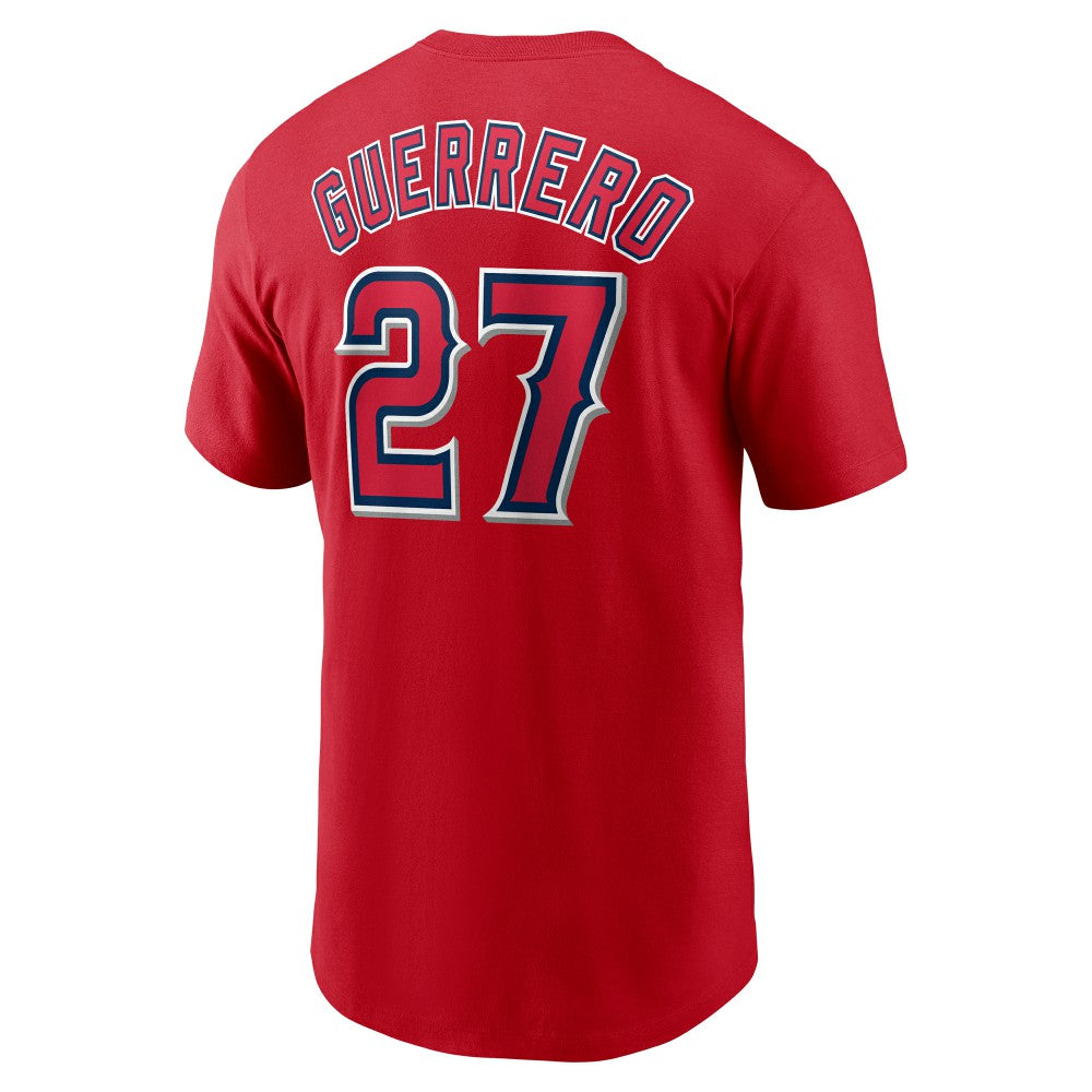 Vladimir Guerrero Los Angeles Angels Fuse Name & Number T-Shirt - Red | Nike