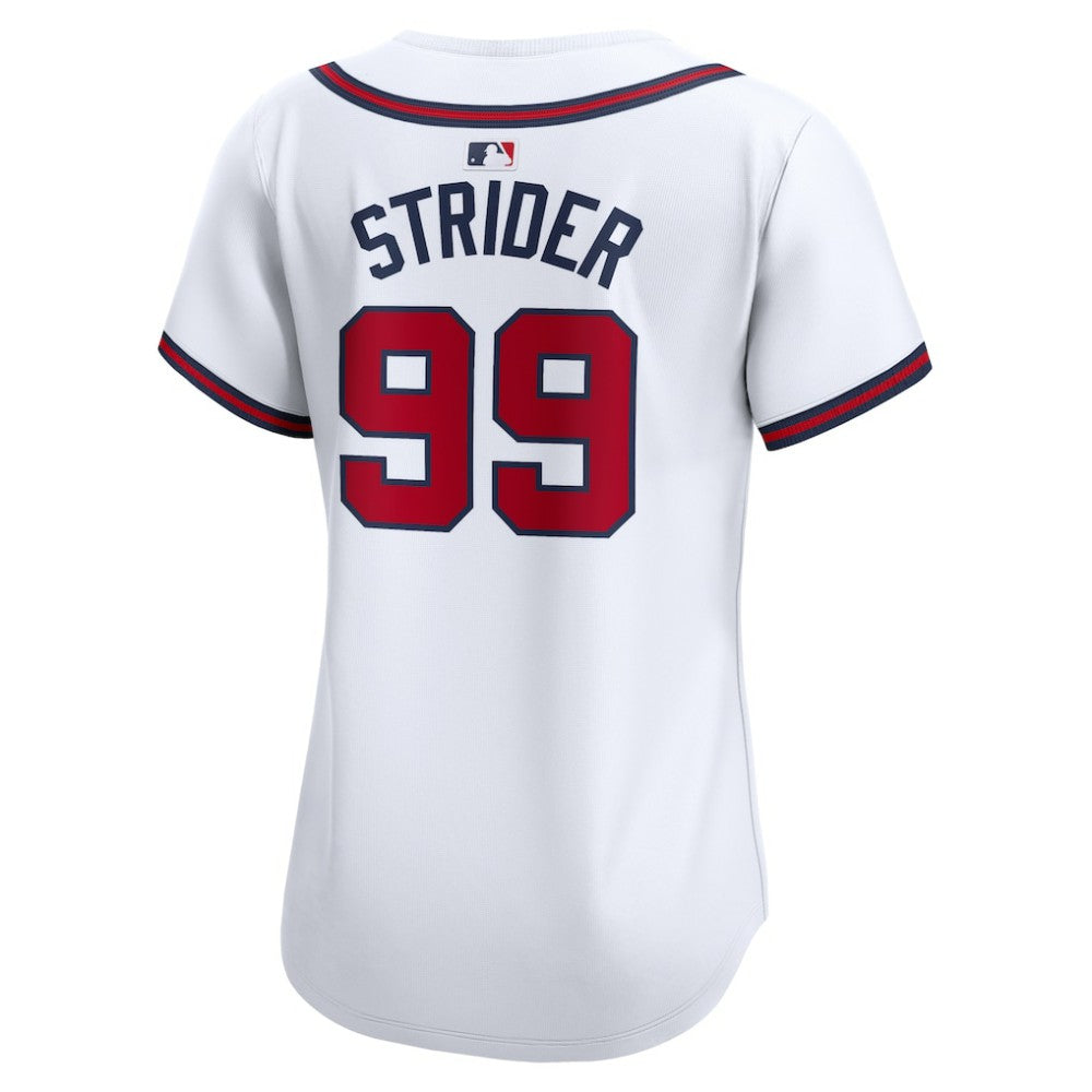 Spencer Strider Atlanta Braves Women's Home Limited Player Jersey - White | Nike