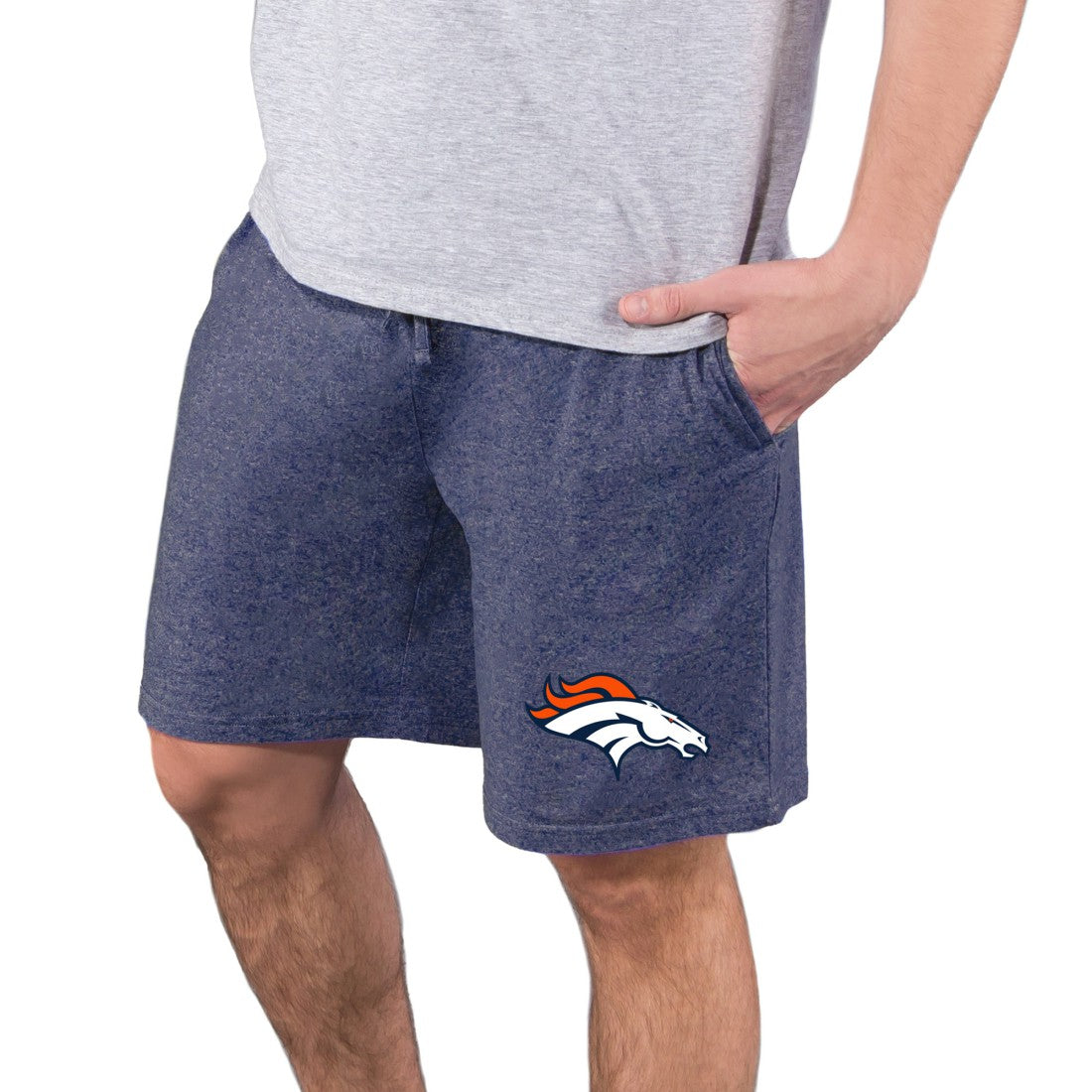 Denver Broncos Concepts Sport Quest Knit Jam Shorts - Navy cheap