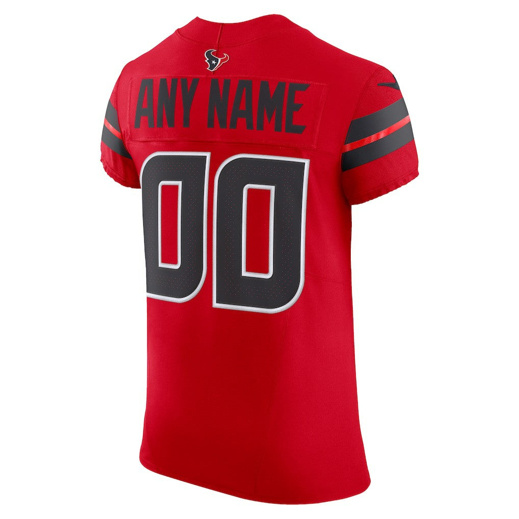 Houston Texans Alternate Vapor F.U.S.E. Elite Custom Jersey - Red | Nike discount