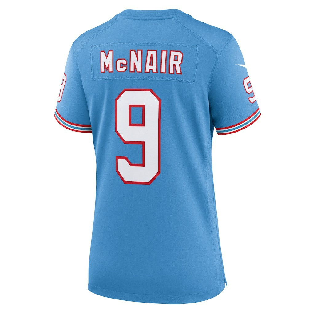 Steve McNair Tennessee Titans Women's Oilers Throwback Retired Player Game Jersey - Light Blue | Nike on sale