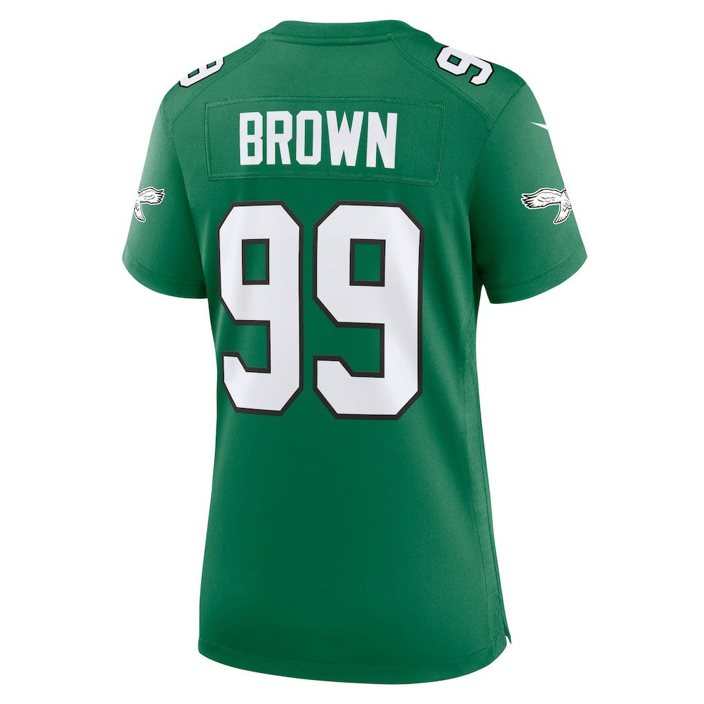 Jerome Brown Philadelphia Eagles Women's Alternate Game Jersey - Kelly Green | Nike on sale