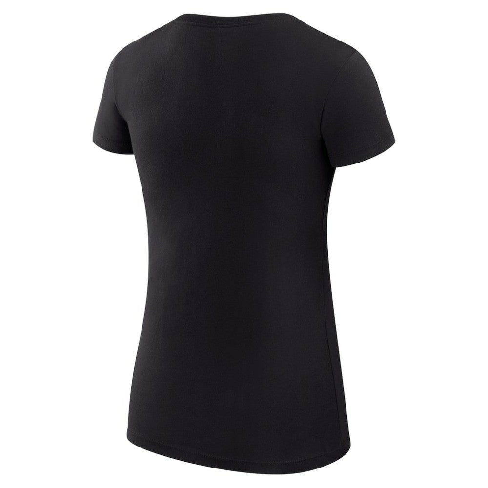 Chicago White Sox G-III 4Her by Carl Banks Women's Super-Slim Fit Lightweight Filigree Team T-Shirt - Black