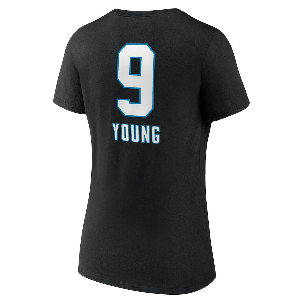 Bryce Young Carolina Panthers Women's Team Wordmark Name & Number V-Neck T-Shirt - Black online
