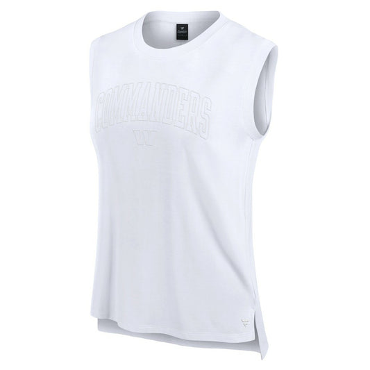 Washington Commanders Women's Studio Gym Tank Top - White online