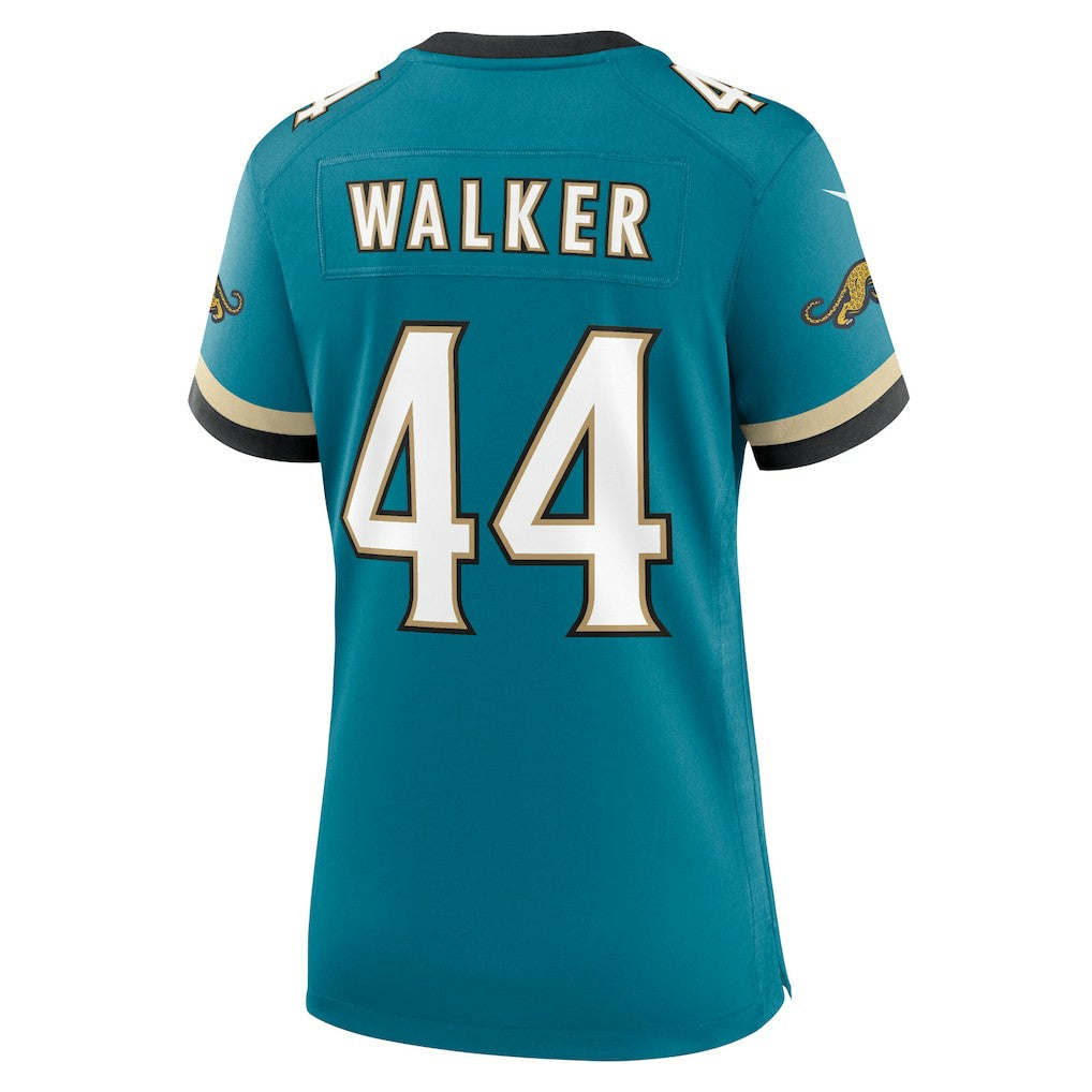 Travon Walker Jacksonville Jaguars Women's Prowler Throwback Game Jersey - Teal | Nike on sale