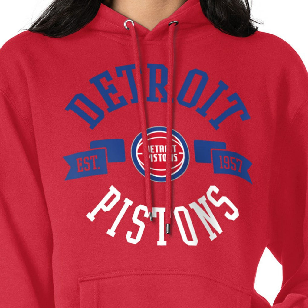 Detroit Pistons G-III 4Her by Carl Banks Women's City Pullover Hoodie sale - Red discount