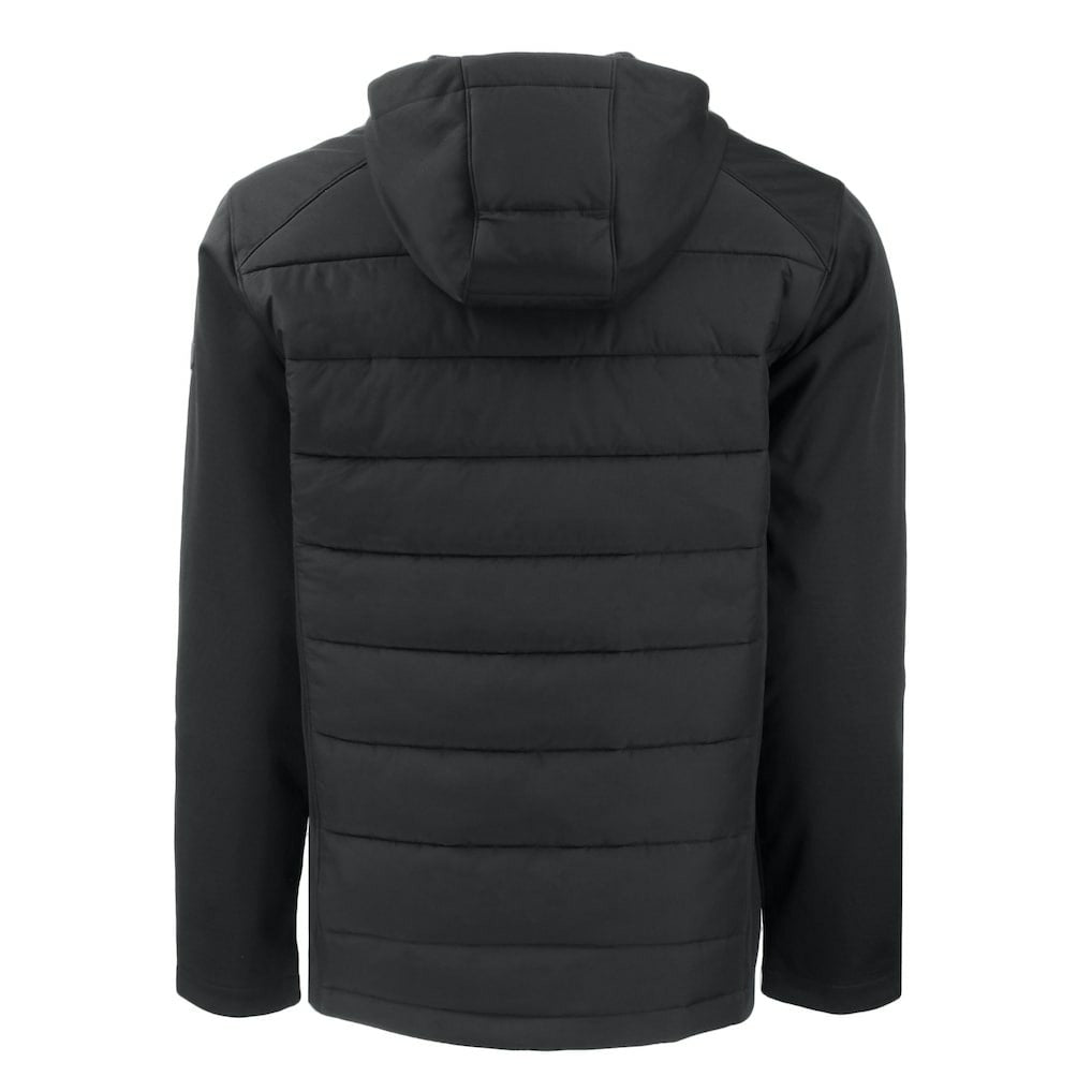 Buffalo Bills Cutter & Buck Helmet Evoke Hybrid Eco Softshell Recycled Full-Zip Hoodie Jacket - Black sale