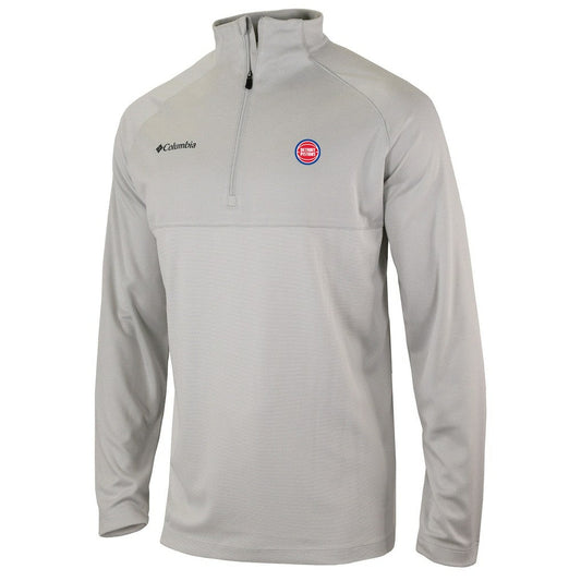 Detroit Pistons Omni-Wick Rockin' It Quarter-Zip Pullover Top sale - Heather Gray | Columbia online