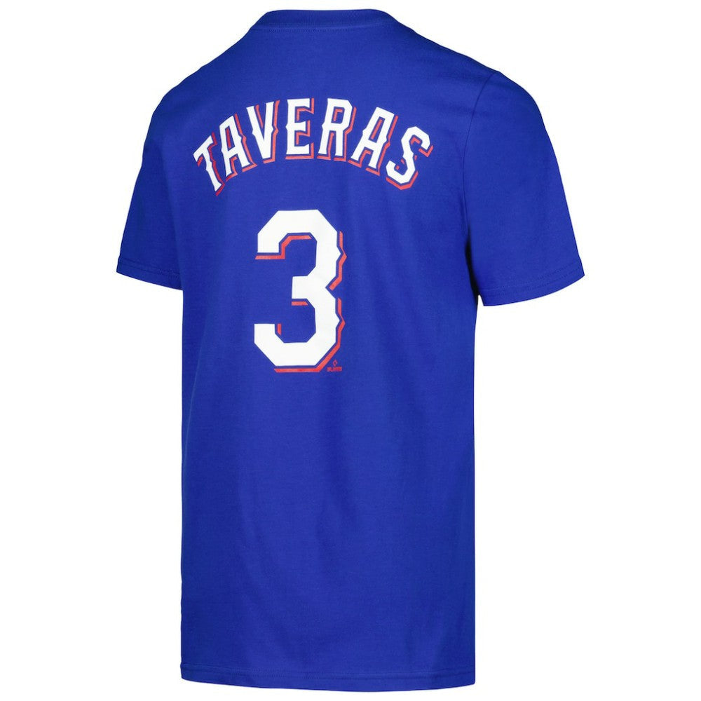 Leody Taveras Texas Rangers Youth Name & Number T-Shirt - Royal | Nike