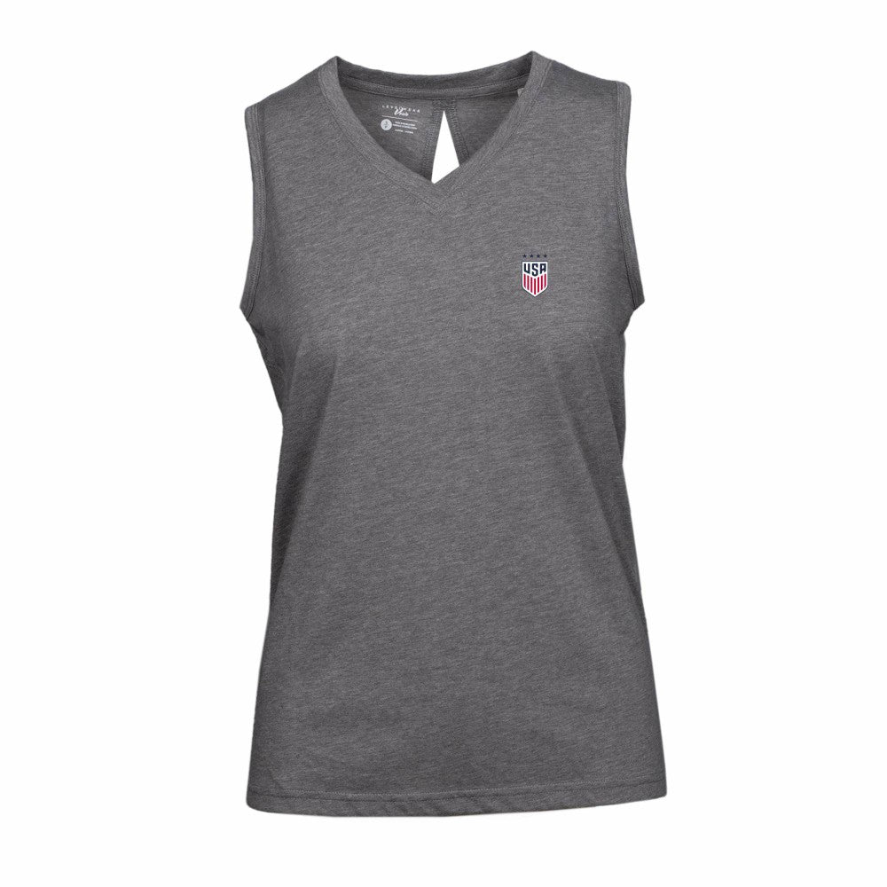 USWNT Levelwear Women's Paisley Tank Top - Gray sale