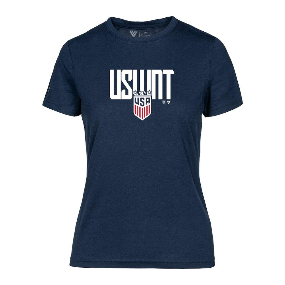 USWNT Levelwear Women's Maddox Elevate T-Shirt - Navy on sale
