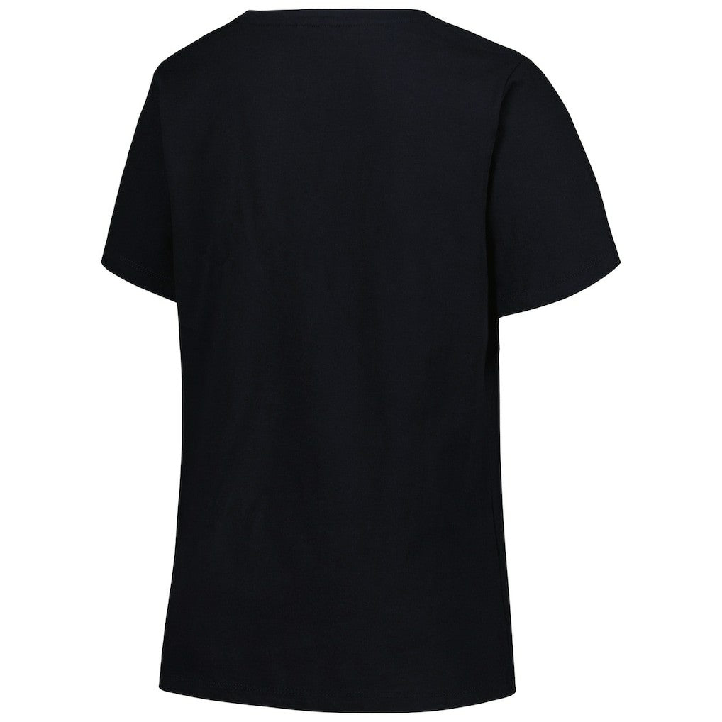 Orlando Magic Profile Women's Plus Size Arch Over Logo V-Neck T-Shirt - Black cheap