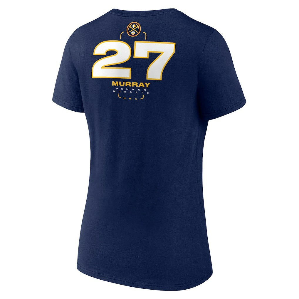 Jamal Murray Denver Nuggets Women's Behind The Back Name & Number V-Neck T-Shirt sale - Navy discount