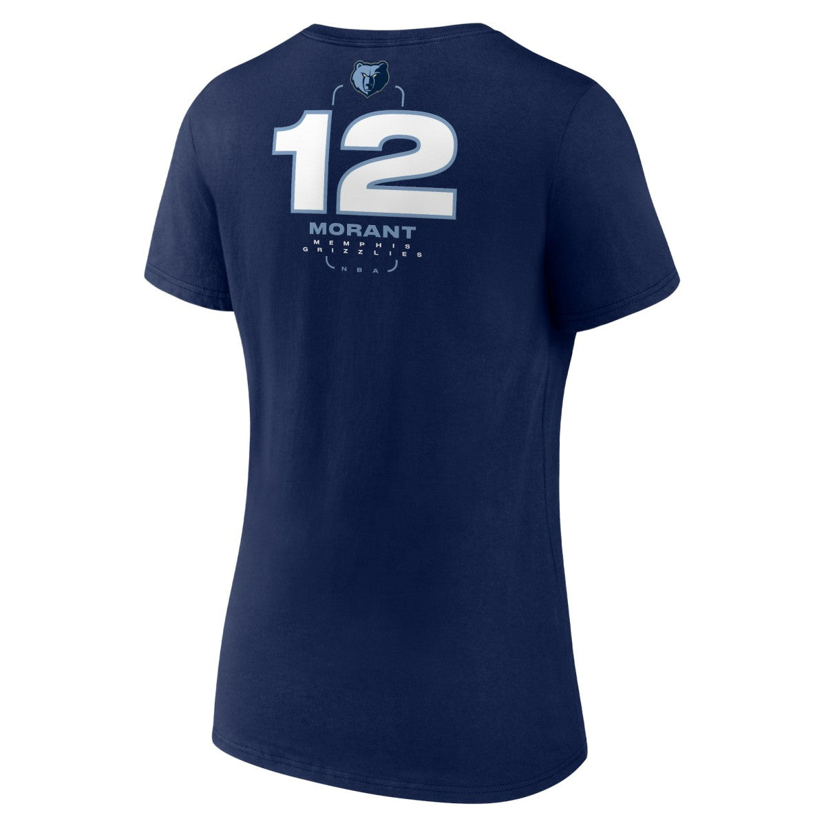 Ja Morant Memphis Grizzlies Women's Behind The Back Name & Number V-Neck T-Shirt - Navy cheap