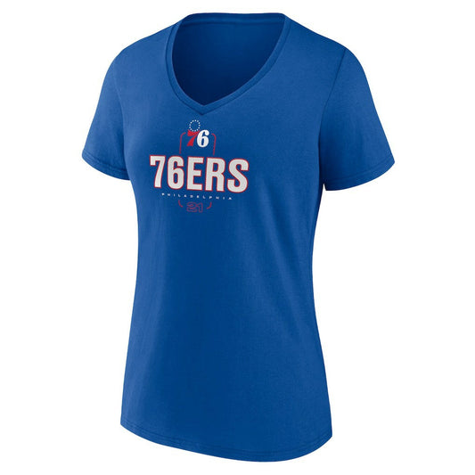 Joel Embiid Philadelphia 76ers Women's Behind The Back Name & Number V-Neck T-Shirt - Royal online