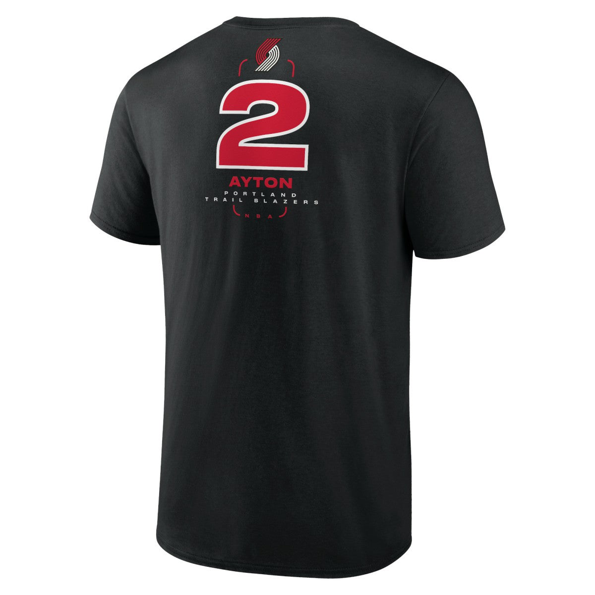 Deandre Ayton Portland Trail Blazers Behind The Back Name & Number T-Shirt - Black outlet