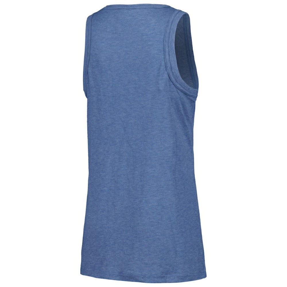 Tampa Bay Rays Soft as a Grape Women's Gauze High Neck Tank Top - Navy