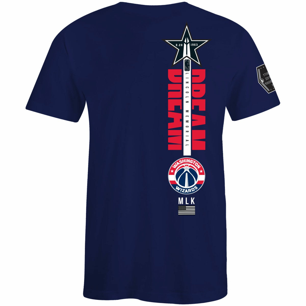 Washington Wizards FISLL x Black History Collection Unisex T-Shirt - Navy shop