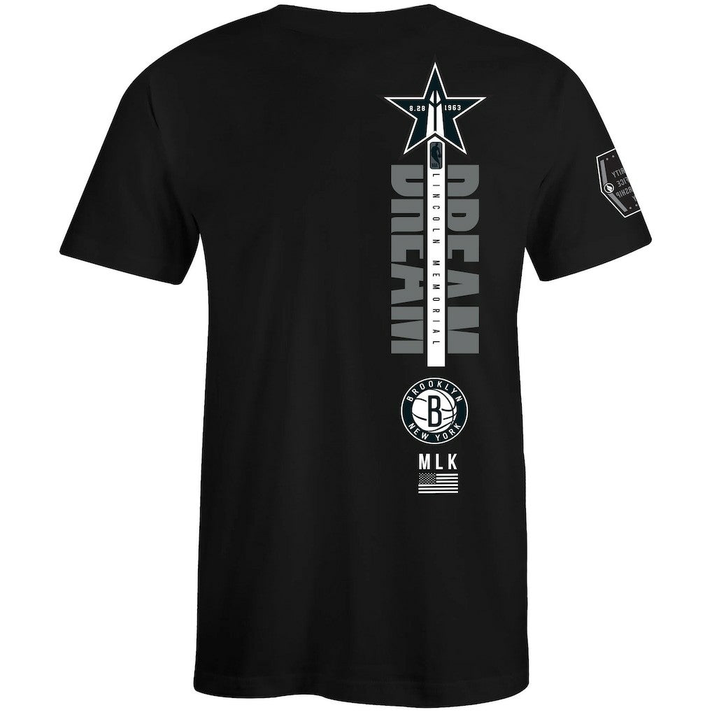 Brooklyn Nets FISLL x Black History Collection Unisex T-Shirt - Black outlet