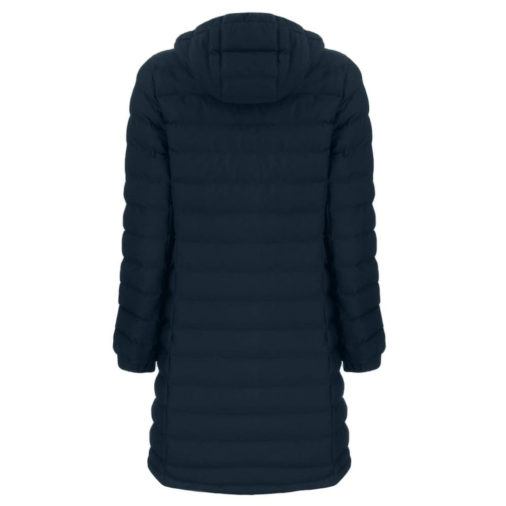 New York Yankees Cutter & Buck Women's Mission Ridge Repreve Eco Insulated Full-Zip Long Puffer Jacket - Navy