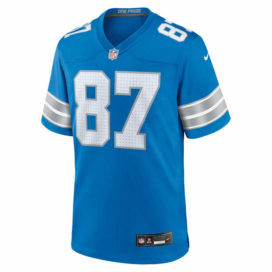 Sam LaPorta Detroit Lions Game Jersey - Blue | Nike discount