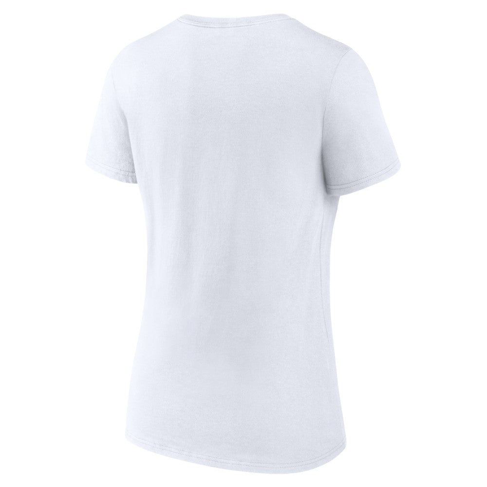 Cincinnati Reds Women's Love Wins V-Neck T-Shirt - White