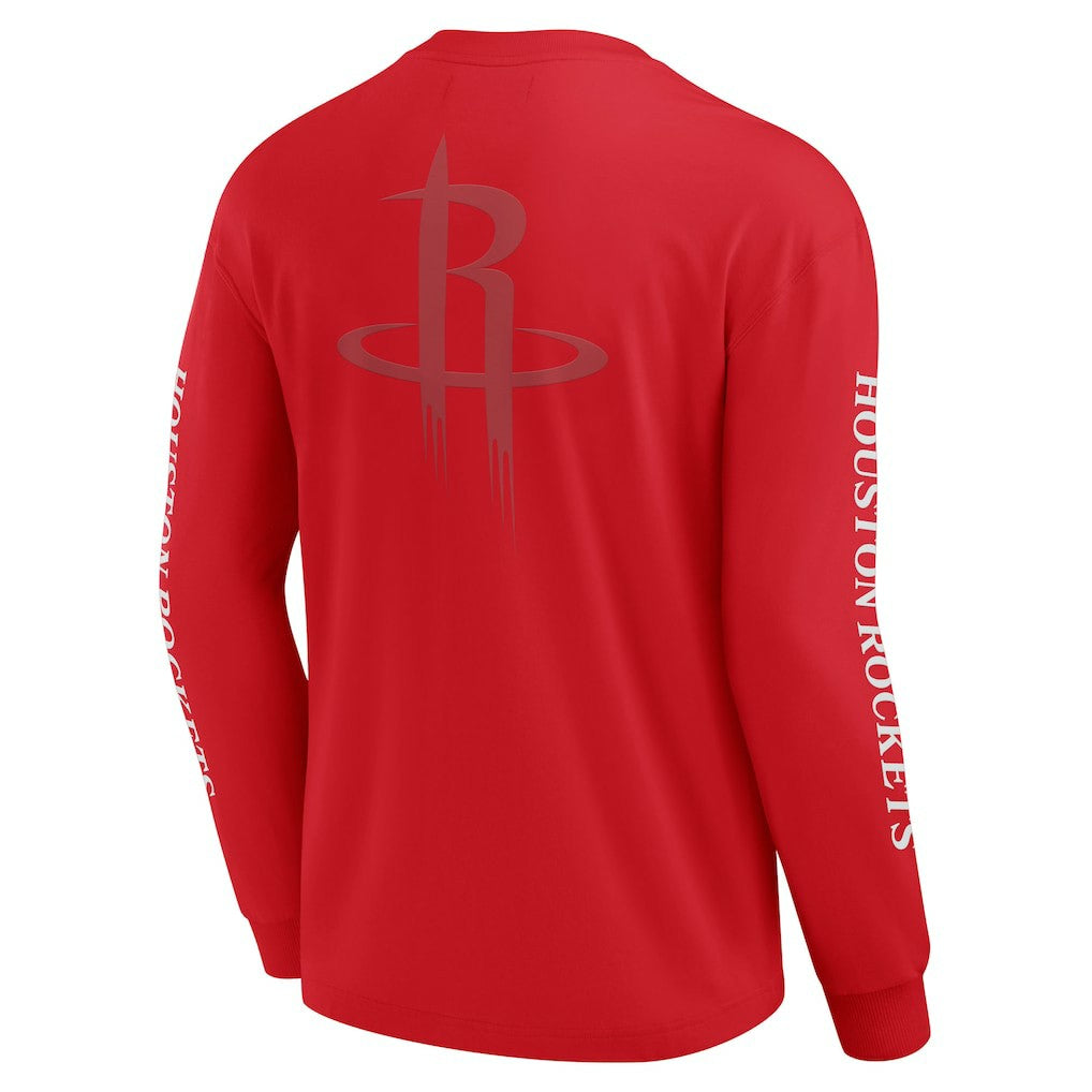 Houston Rockets Elements Strive Long Sleeve T-Shirt - Red | Fanatics on sale