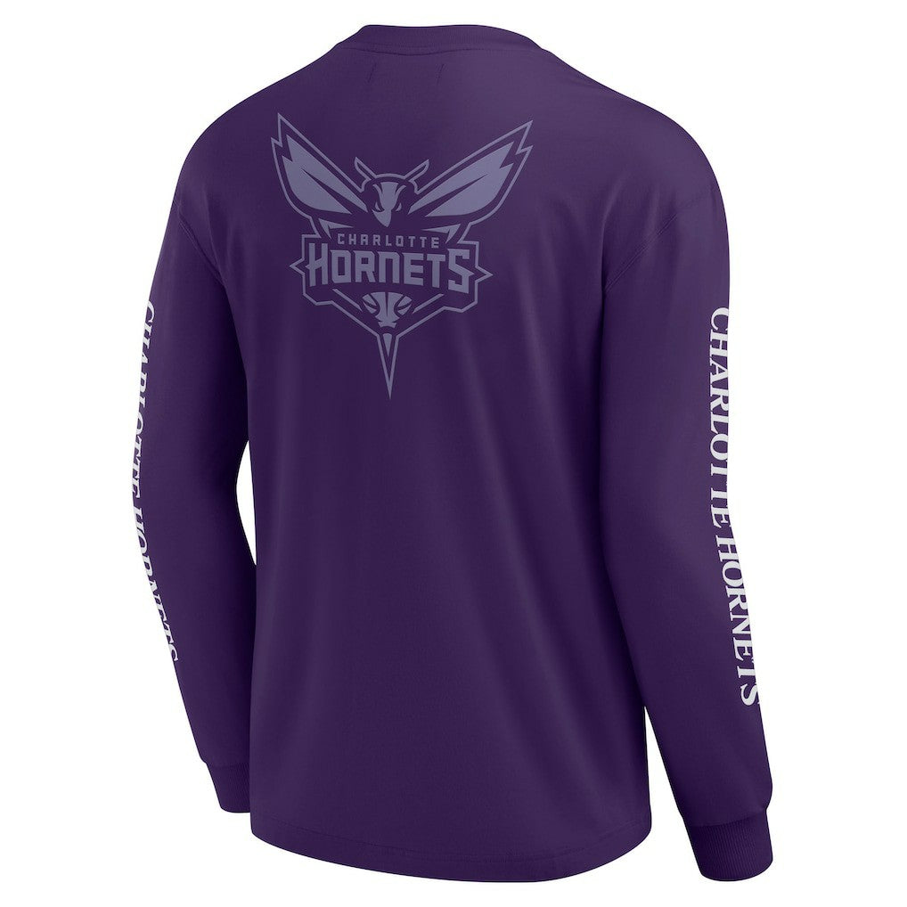 Charlotte Hornets Elements Strive Long Sleeve T-Shirt - Purple | Fanatics shop
