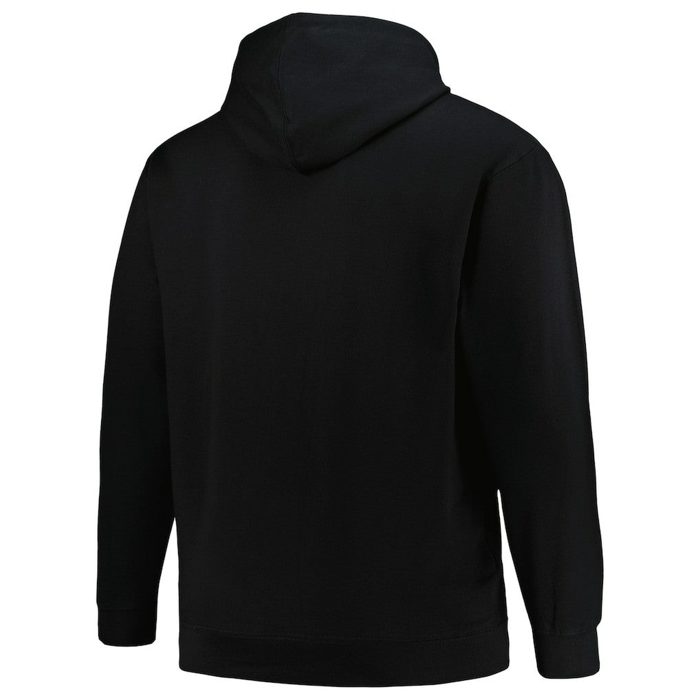 Atlanta Hawks Hardwood Classics Big & Tall Pullover Hoodie - Black | Mitchell & Ness for sale