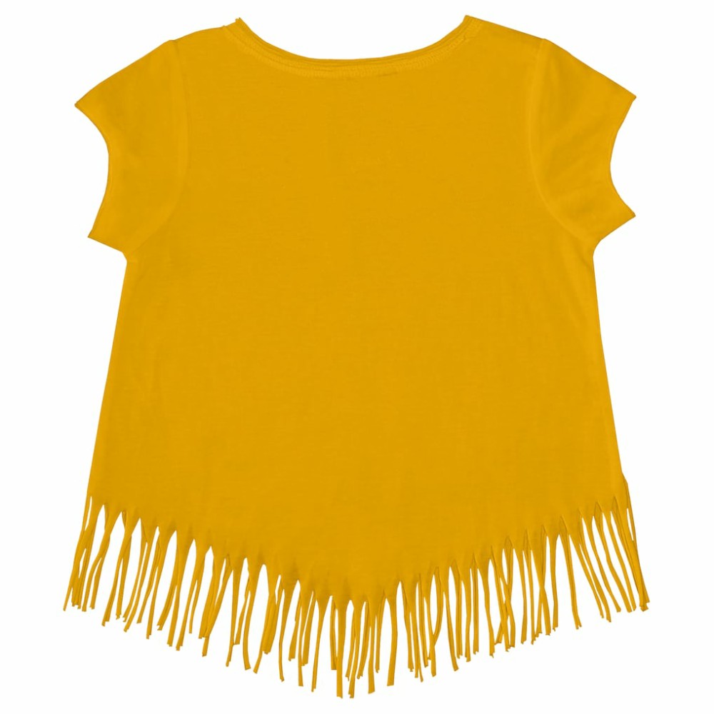 San Diego Padres Tiny Turnip Girls Youth Gnomes Fringe T-Shirt - Gold