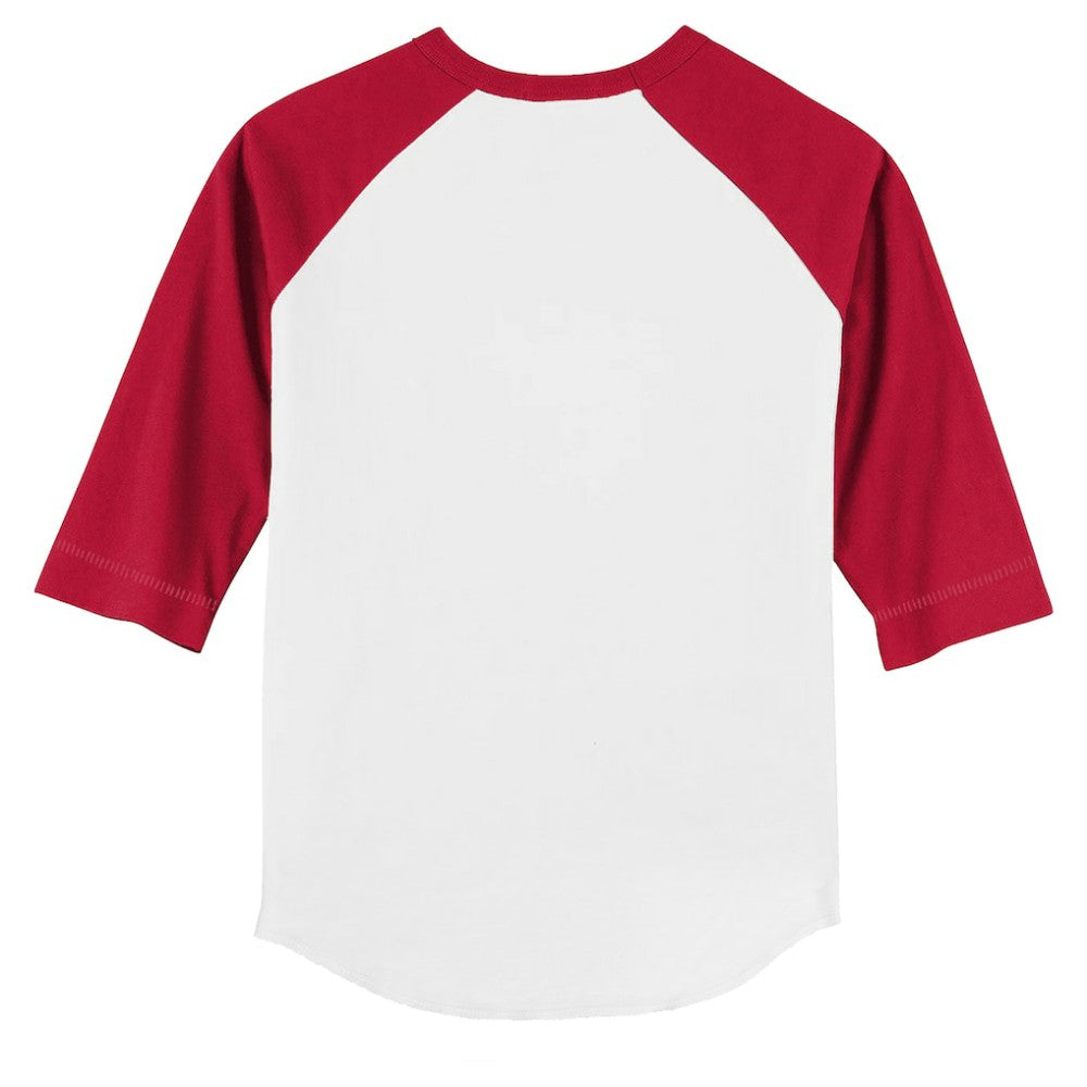 St. Louis Cardinals Tiny Turnip Youth Tattoo Rose 3/4-Sleeve Raglan T-Shirt - White/Red