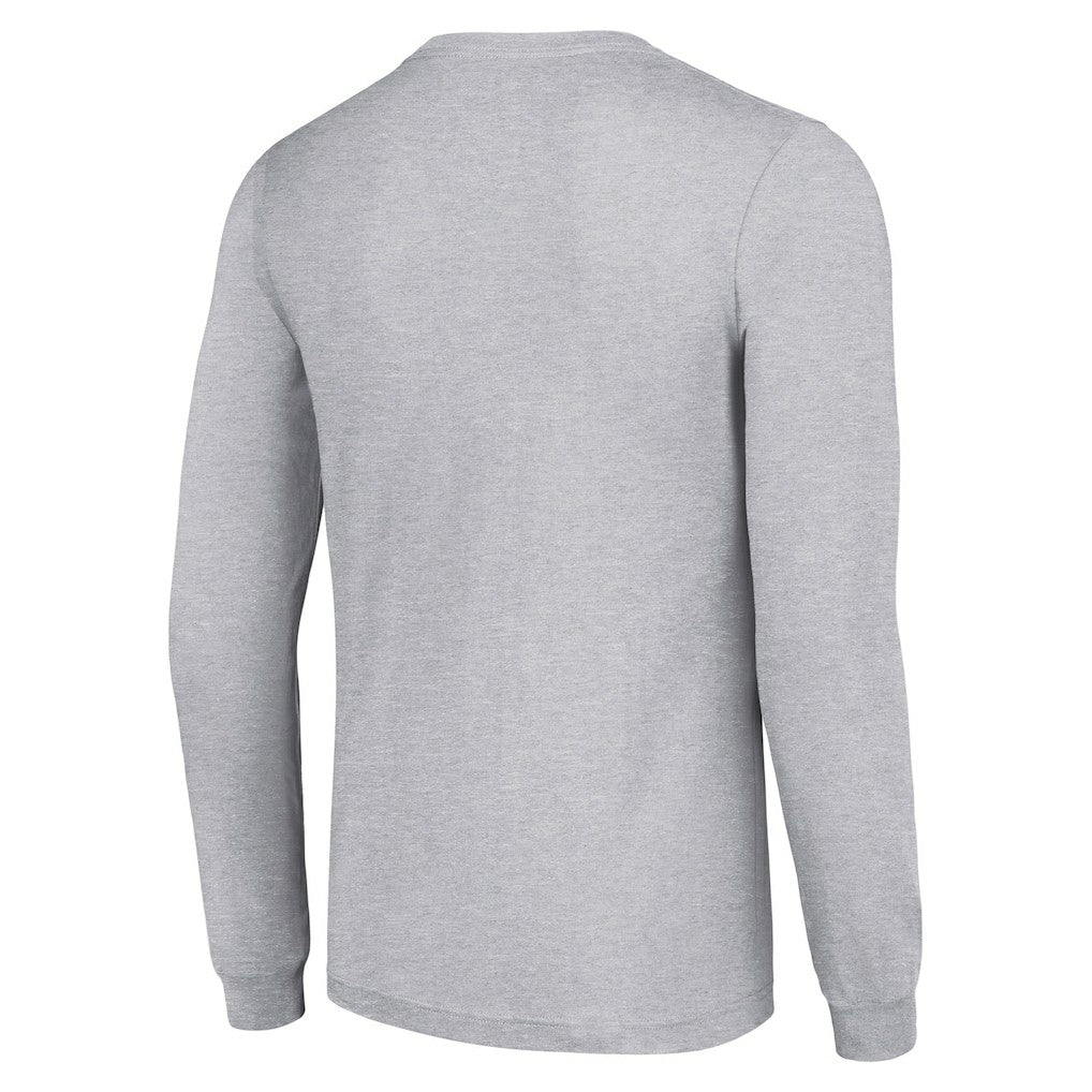 Minnesota Vikings Starter Throwback Logo Long Sleeve T-Shirt - Heather Gray outlet