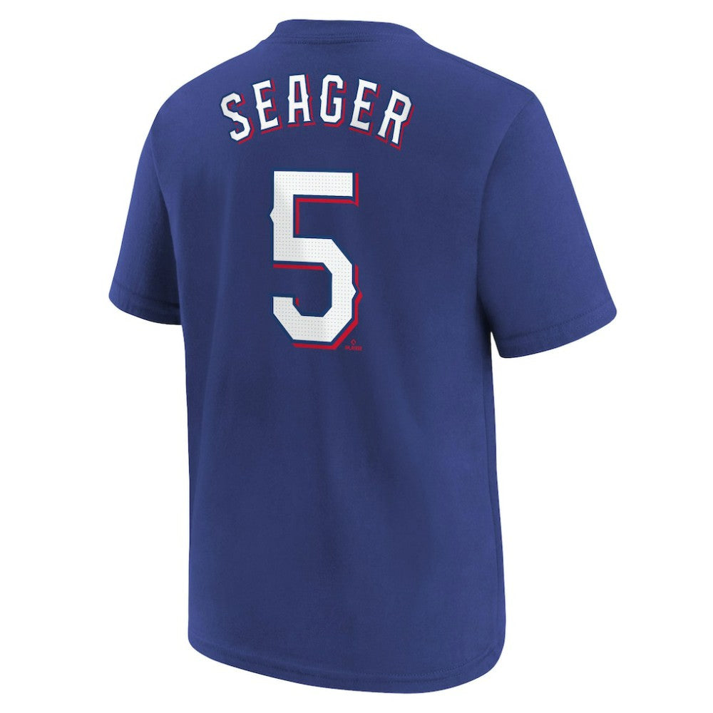 Corey Seager Texas Rangers Youth Name & Number T-Shirt - Royal | Nike