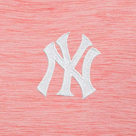 New York Yankees Antigua Bright Quarter-Zip Pullover Top - Coral
