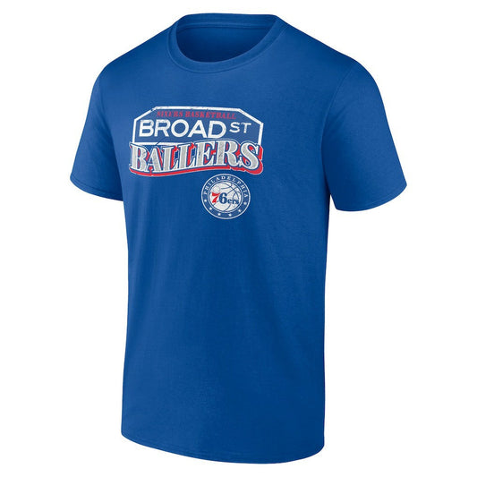 Philadelphia 76ers Pick & Roll Coverage T-Shirt - Royal outlet